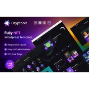 Cryptobit - NFT Marketplace WordPress Theme.