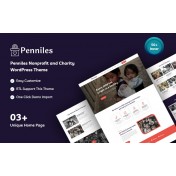 Penniles - Nonprofit and Charity WordPress Theme
