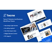 Tecne - IT Solution And Business WordPress Theme