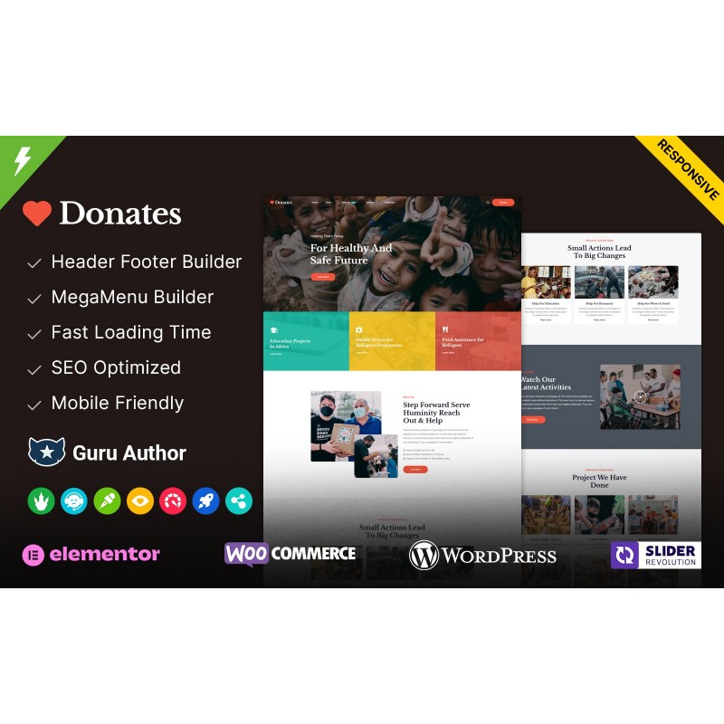 Donates- Charity and Donation Organization WordPress Theme