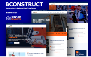 bConstruct - Construction & Architecture Elementor Wordpress Theme.
