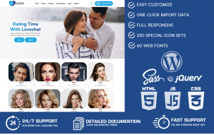 Lovechat - Dating & Relationship WooCommerce WordPress Theme