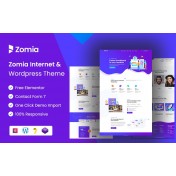 Zomia - ISP & Broadband Company WordPress Theme.