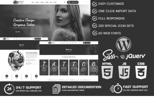 Artist - Tattoo Wordpress Theme
