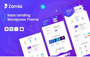 Zomia - Saas Landing & Startup WordPress Theme.