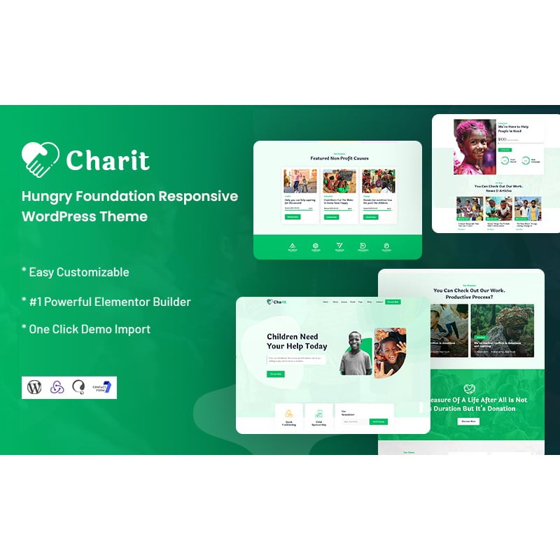 Charit - Hungry Foundation Responsive WordPress Theme