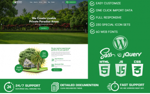 Green - Gardener WordPress Theme