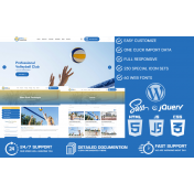 Volleycup - Volleyball Club WordPress Theme