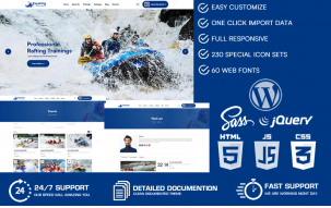 Kayaking - Rafting WordPress Theme