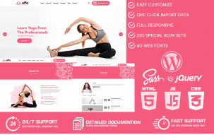 Adho - Yoga Studio WordPress Theme