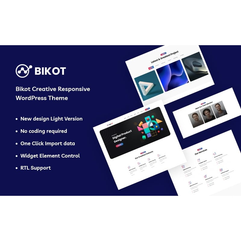 Bikot - Creative Responsive WordPress Theme