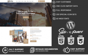 Buildering - Construction Company WordPress Theme