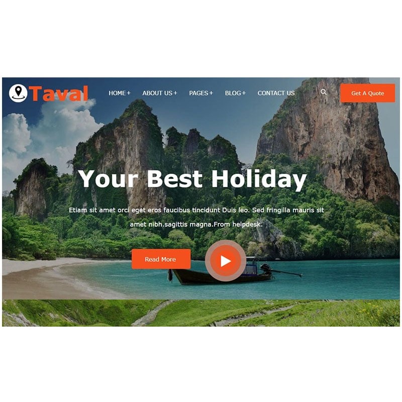 Taval - Tour and Travel Booking WordPress Theme