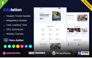 Edulation - Education, School and Learning Multippurpose WordPress Theme