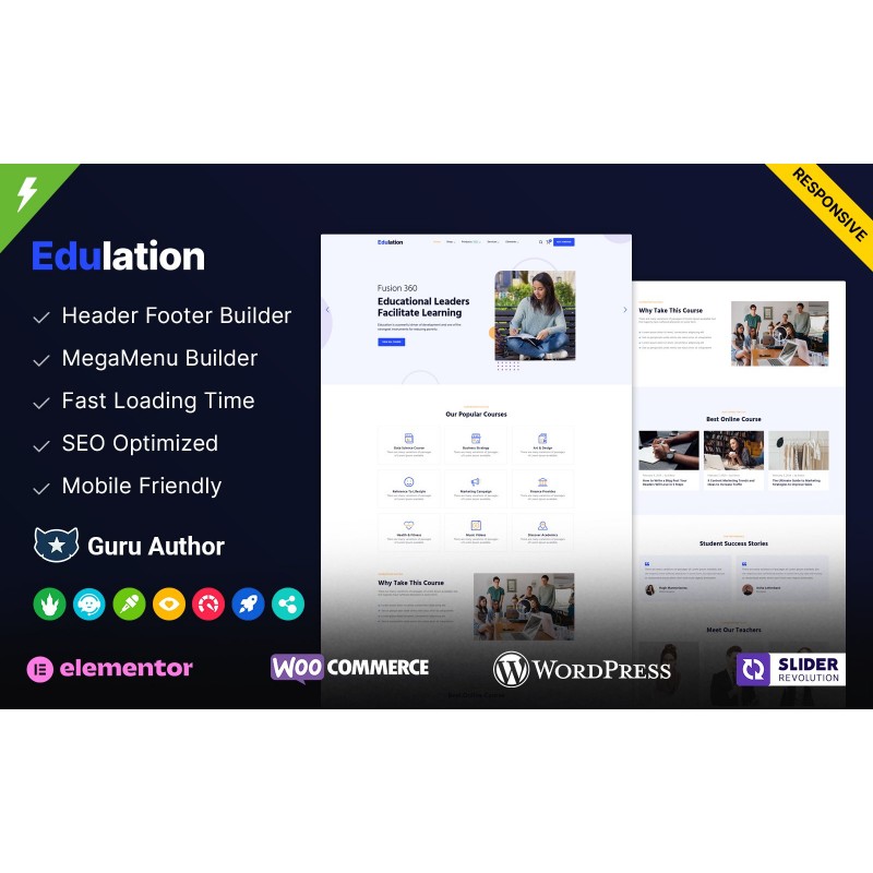 Edulation - Education, School and Learning Multippurpose WordPress Theme