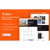 Bikot - Construction Responsive WordPress Theme