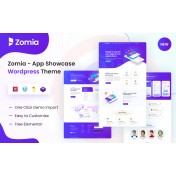 Zomia - App Showcase Elementor WordPress Theme