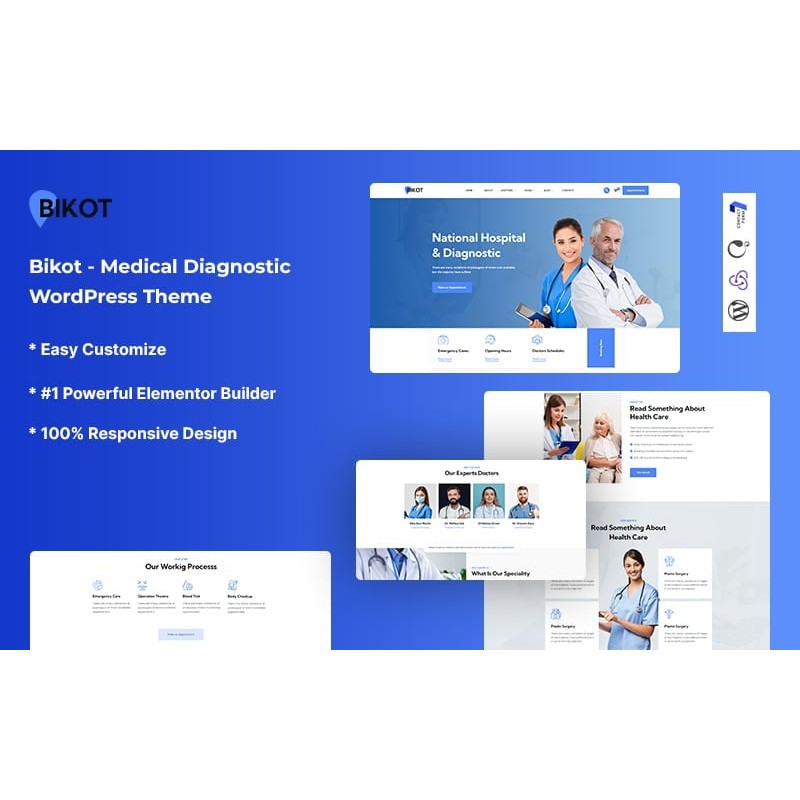 Bikot - Medical Diagnostic WordPress Theme