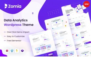 Zomia Data Analytics & Data Science WordPress Theme