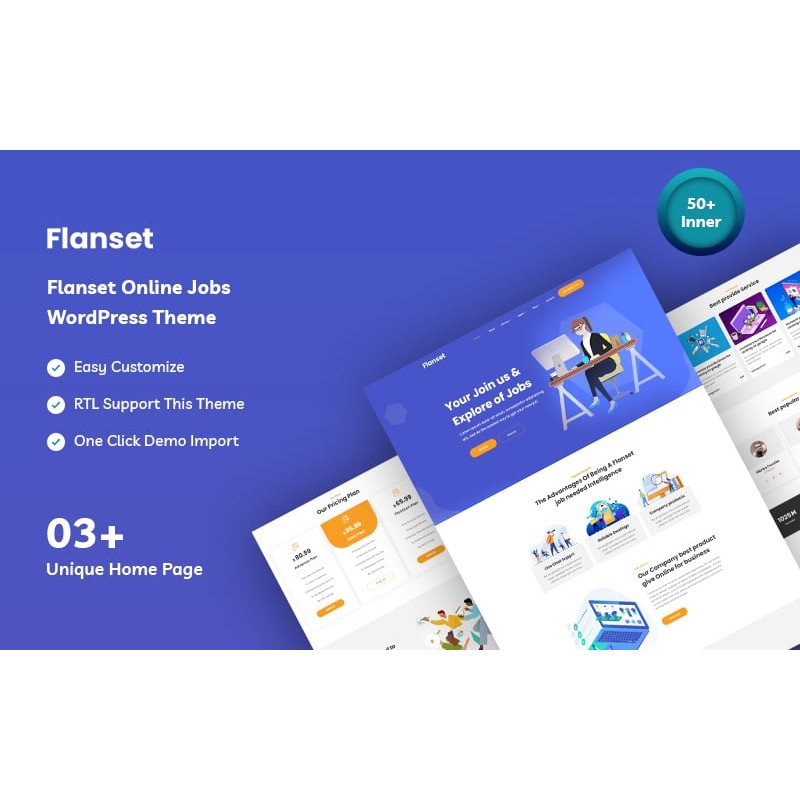 Flanset - Online Jobs WordPress Theme