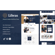 Libras - Attorney & Lawyers WordPress Theme