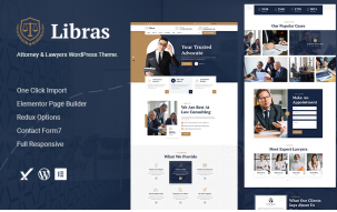 Libras - Attorney & Lawyers WordPress Theme