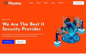 Haman - Cyber Security Solutions WordPress Theme