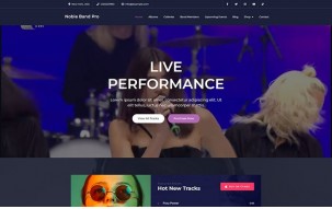 Noble Band Pro - Elementor Music WordPress Theme