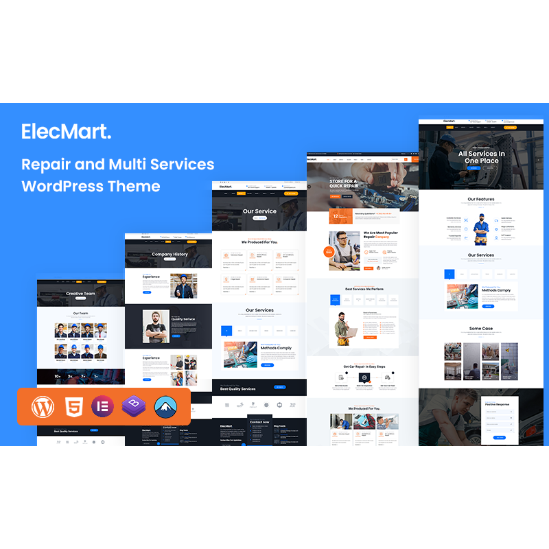 Elecmart- Repair Multi-Service WordPress Theme