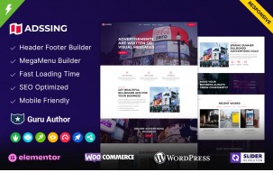 Adssing - Advertising Agency and Digital Marketing WordPress Theme