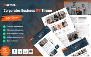 Maxmet - Corporate Business WordPress Theme