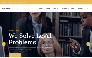 TishLawyer - Lawyer and Advocate WordPress Theme