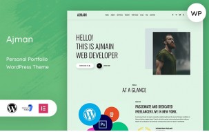 Ajman &ndash; Personal Portfolio WordPress Theme