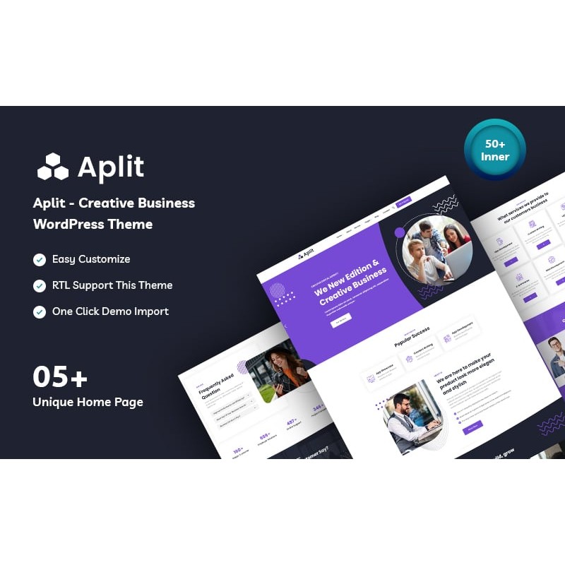 Aplit - Creative Business WordPress Theme