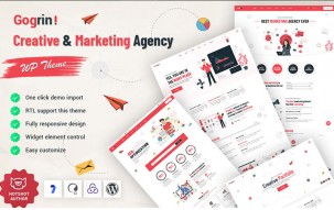 Gogrin - Creative and Marketing Agency WordPress Theme
