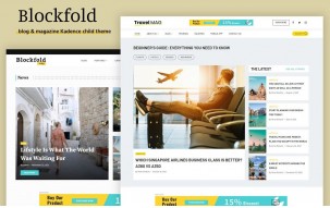 Blockfold - Blog, Portfolio and Magazine WordPress Theme