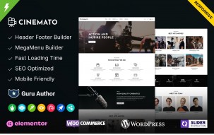 Cinemato - Movie Studio and Film Maker WordPress Theme