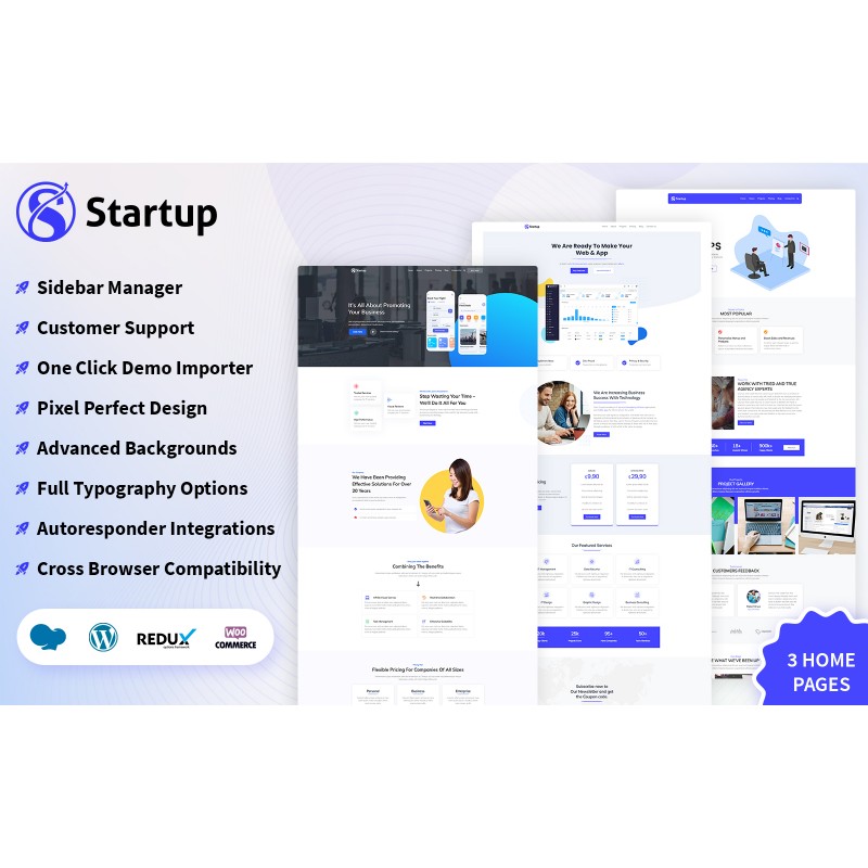 Fresh Startup Business WordPress Theme