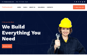 TishConstruct2 - Construction and Architecture WordPress Theme