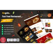 Gogrin - Fast Food Restaurant WordPress Theme