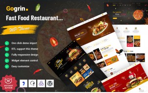 Gogrin - Fast Food Restaurant WordPress Theme