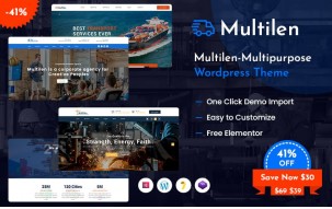 Multilen - Business Corporate & Multi-Purpose WordPress Theme