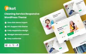 Bikot - Cleaning Services WordPress Theme