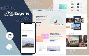 Eugene - Weather Forecast WordPress Theme