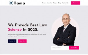 Halom - Lawyer, Attorney & Law Office WordPress Theme