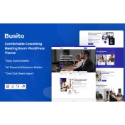 Busito - Comfortable Coworking Meeting Room WordPress Theme