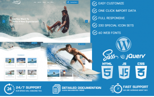Surfer - Surf Club WordPress Theme