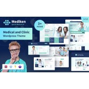 Mediken - Medical & Clinic Service WordPress Theme.