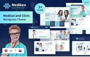 Mediken - Medical & Clinic Service WordPress Theme.