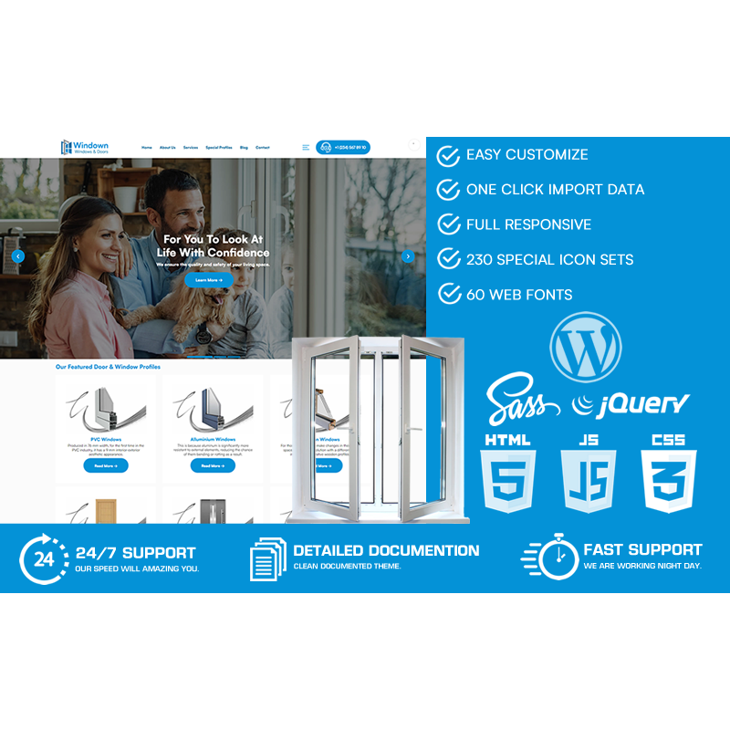 Windown - Windows & Doors WordPress Theme